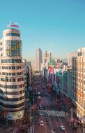 Madrid city street