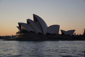 Sydney Opera in harbour