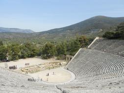 theatre of Epidaurus in Greece