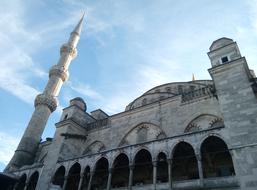 Blue sky and Mosque Istanbul