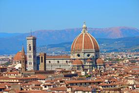 cathedral dome in Florence, Italy