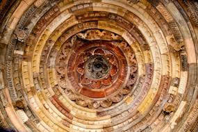 stone carved dome ceiling
