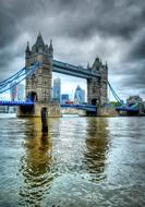 Tower bridge on Thames, UK