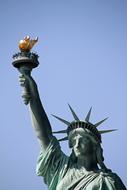 Statue Of Liberty with fire in hand