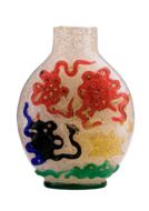 Snuff Bottle Buddhist Emblems colors