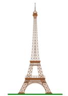 eiffel tower as a drawing