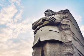 giant huge man monument