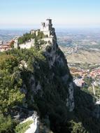 landscape of San Marino Castle