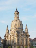 Dresden Church blue sky