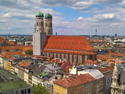 famous Munich Cathedral Of Our Lady
