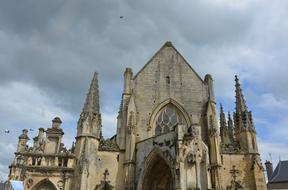 famous Church Cliff Normandy