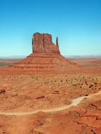 red Monument Valley desert