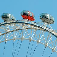 ferris wheel red car