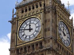 Big Ben Clock sky