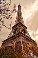 Eiffel Tower in autumn, France