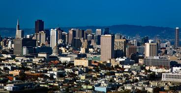 panoramic view of san francisco architecture on a sunny day