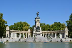 Park Madrid Monument and trees