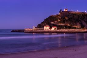 landscape of Ribadesella Spain Asturias