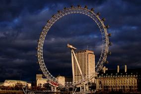 London Eye Attraction Night dark