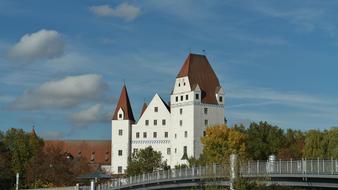 bridge near the castle in Ingolstadt