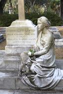 female cemetery monument