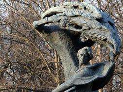 Chopin Warsaw statue
