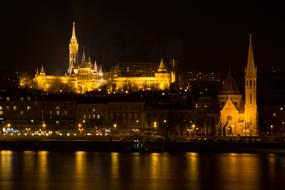 Budapest Castle Night