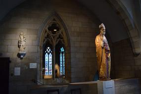 Museum Statue Medieval man