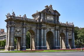 Arc De Triomphe in Spain Madrid