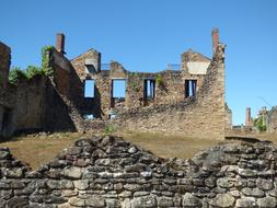 Oradour-Sur-Glane castle Destroyed by War