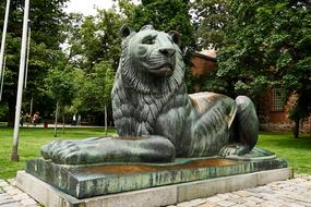 Bulgaria Sofia Sculpture lion