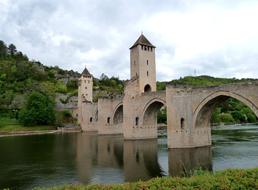 Cahors France Bridge river