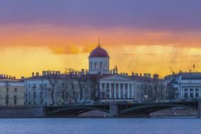 Saint Petersburg in the evening