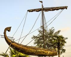 ancient ship in Greece