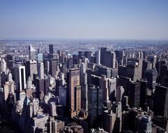 Beautiful city view of Manhattan in New York