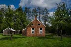 House Dutch green grass