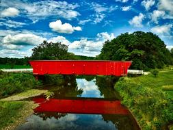 Covered Bridge red