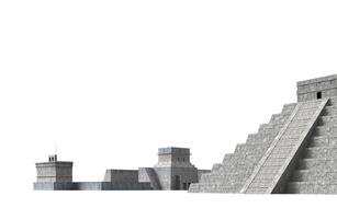 pyramid mexico architecture 3dmodel