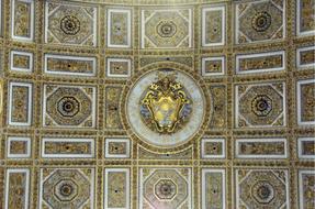 decorative elements in the architecture of the Vatican