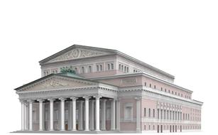 bolshoi theater moscow architecture 3d