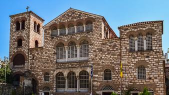 4th century cathedral building in greece