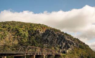 bridge in the park at harper's ferry