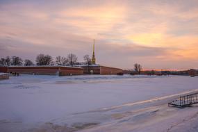 Beauty St Petersburg Russia snow