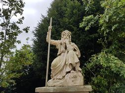 stone statue in park