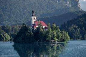 Landscape of Island Lake
