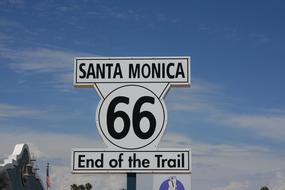 Santa Monica Route 66 End Of the Trail