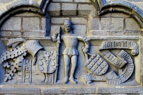 Avila Spain Carving wall