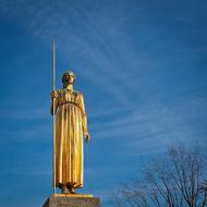 Golden Sculpture woman