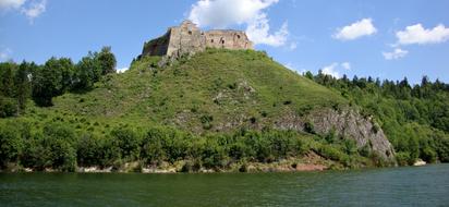 Czorsztyn Castle in Poland