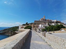 fort with a fortress in spain